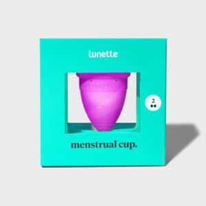 Lunette menstrual cup violet