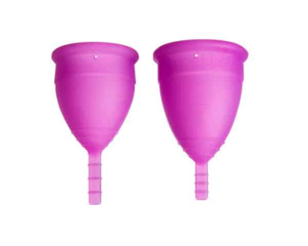 Lunette violet menstrual cups