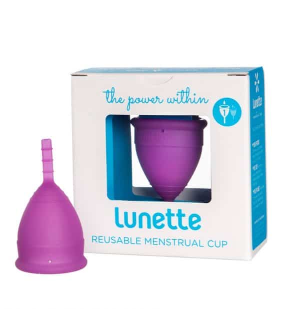 Violet Lunette menstrual cup