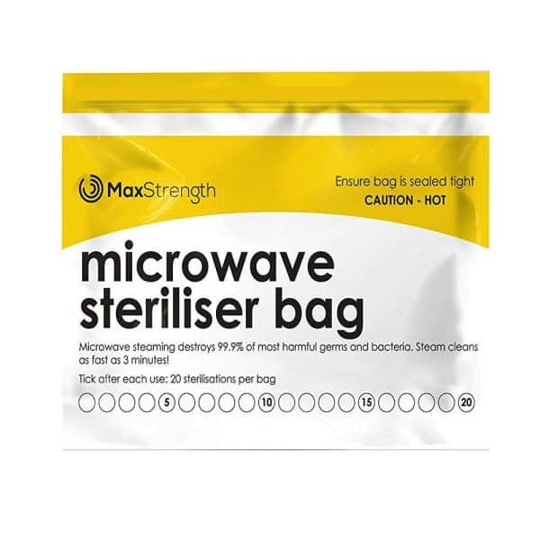 MaxStrength steriliser bag for menstrual cups