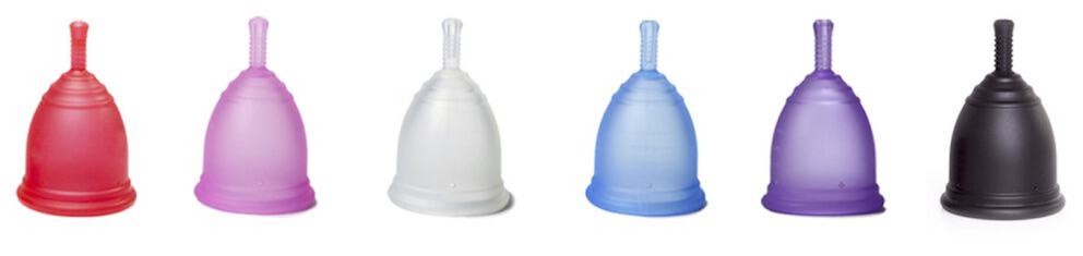 Ruby Menstrual Cup Colours