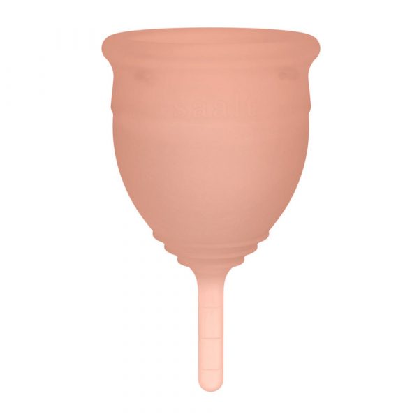 Small Saalt Soft Desert Blush Menstrual Cup