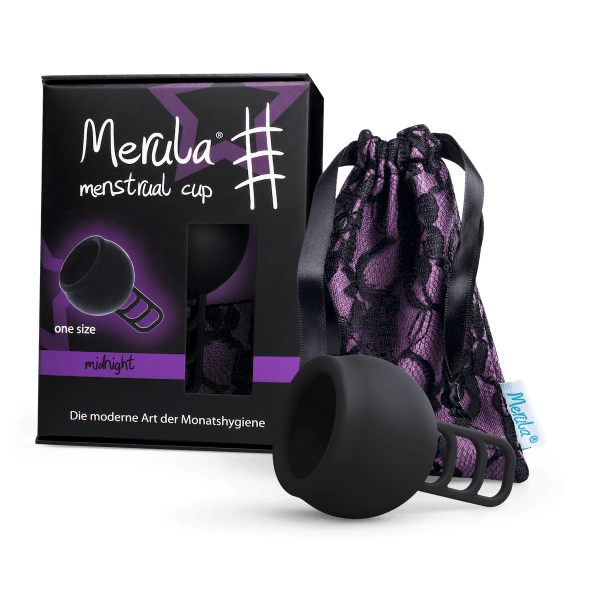 Merula Menstrual Cup Midnight Black