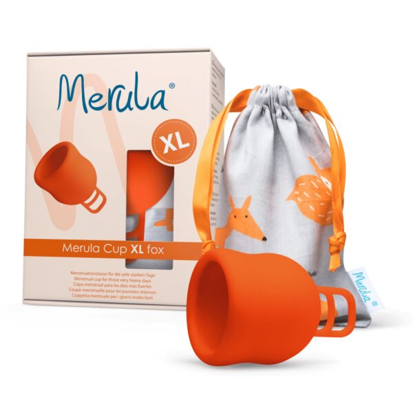 Merula Menstrual Cup XL | Fox Orange